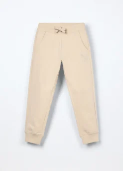 Jogger in french terry di cotone stretch bambina