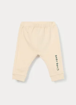 Jogger in french terry di puro cotone neonato