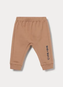 Jogger in french terry di puro cotone neonato