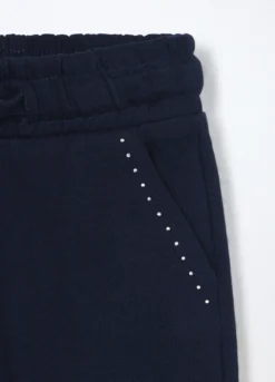Jogger in french terry di puro cotone neonata