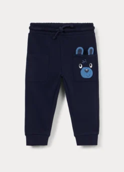 Jogger in french terry di puro cotone bimbo