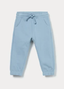 Jogger in french terry di puro cotone bimbo