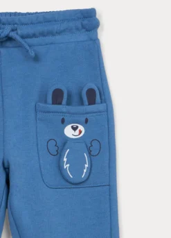 Jogger in french terry di puro cotone bimbo