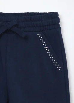 Jogger in french terry di puro cotone bambina