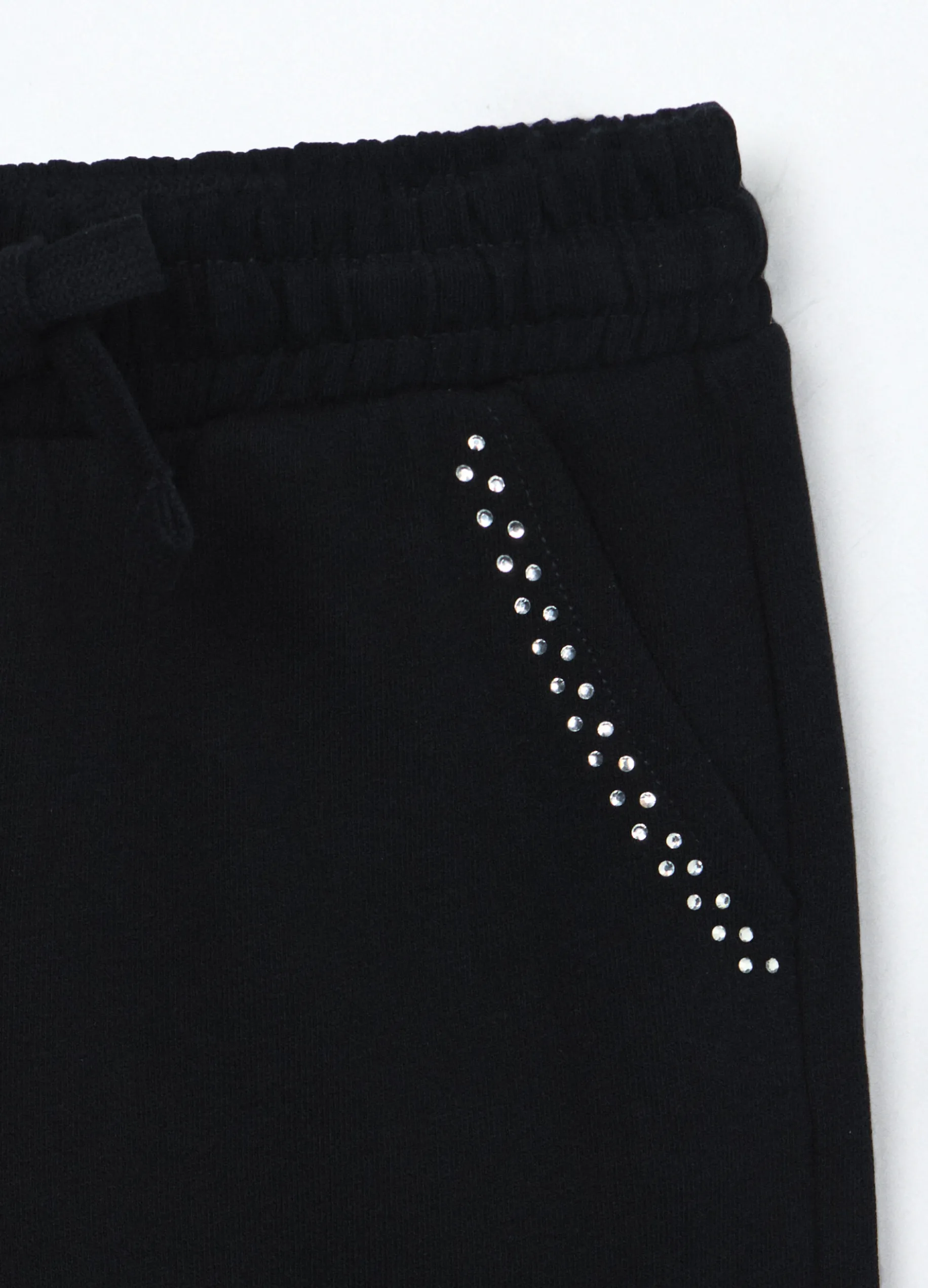 Jogger in french terry di puro cotone bambina