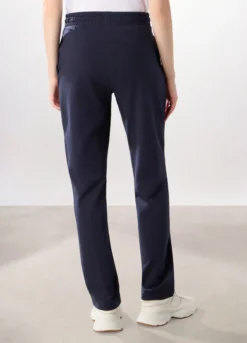 Jogger in jersey di cotone stretch donna
