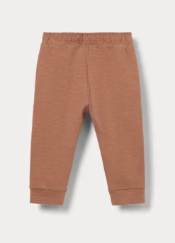 Jogger in jersey slub di puro cotone bimbo