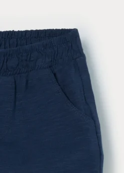 Jogger in jersey slub di puro cotone bimbo
