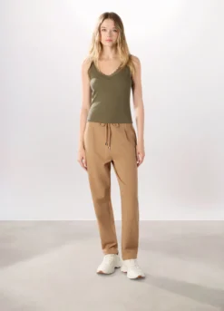 Jogger in jersey stretch misto viscosa donna