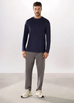Jogger in misto cotone uomo