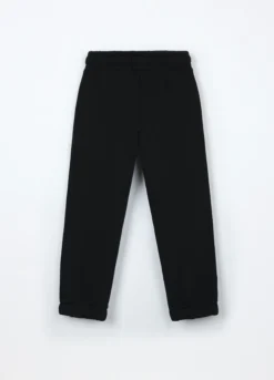 Jogger in puro cotone fleece bambina