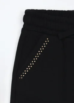 Jogger in puro cotone fleece bambina