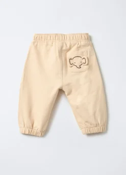Jogger in puro cotone garzato Fit Regular neonato