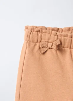 Jogger in puro cotone garzato Fit Straight bimba