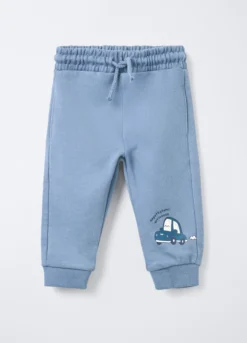 Jogger in puro cotone garzato Fir Regular bimbo