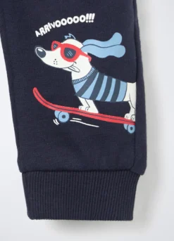 Jogger in puro cotone garzato Fir Regular bimbo