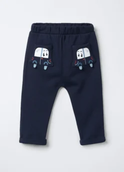 Jogger in puro cotone garzato Fir Regular bimbo