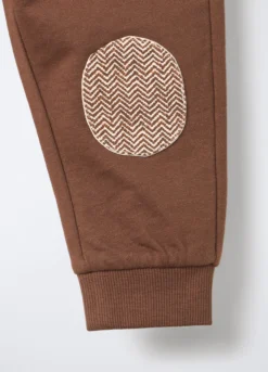 Jogger in puro cotone garzato bimbo