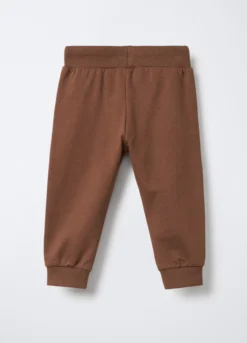 Jogger in puro cotone garzato bimbo