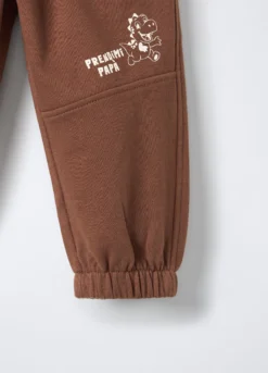 Jogger in puro cotone garzato Comfort Fit bimbo