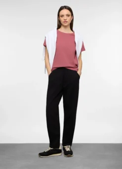 Jogger over fit in french terry stretch donna