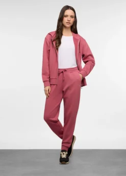 Jogger regular fit in french terry misto cotone donna