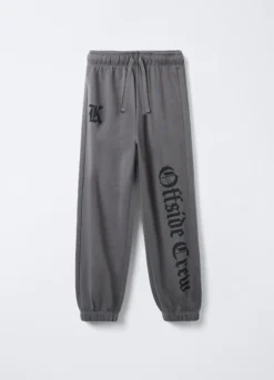 Joggers in felpa di puro cotone Regular Fit ragazzo