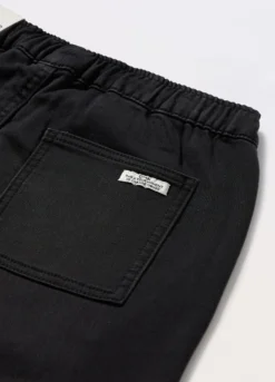 Joggers in french terry denim cargo ragazzo