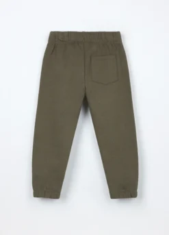 Joggers in puro cotone fleece neonato