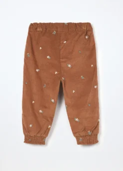 Joggers in velluto a coste neonata