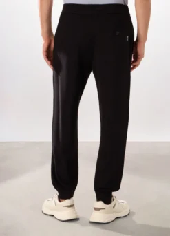 Jogger slim in puro cotone uomo