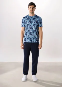 Jogger sportivi in misto cotone uomo