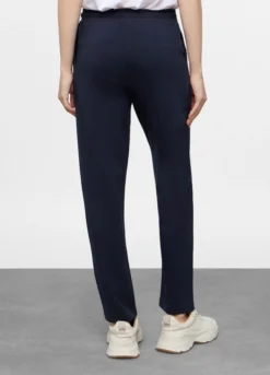 Jogger straight fit in french terry stretch donna