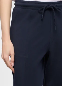 Jogger straight fit in french terry stretch donna