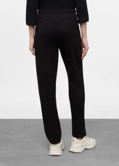 Jogger straight fit in french terry stretch donna