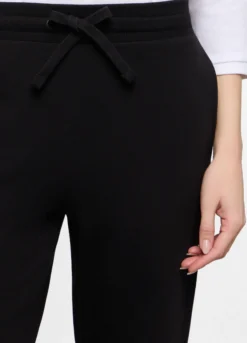Jogger wide leg in french terry stretch donna