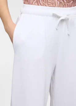 Jogger wide leg in french terry donna