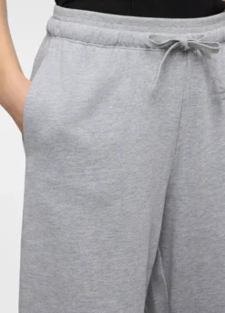 Jogger wide leg in french terry donna