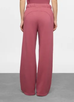 Jogger wide leg in french terry donna