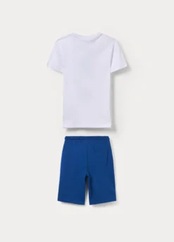 Jogging set in jersey di puro cotone ragazzo