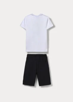 Jogging set in jersey di puro cotone ragazzo