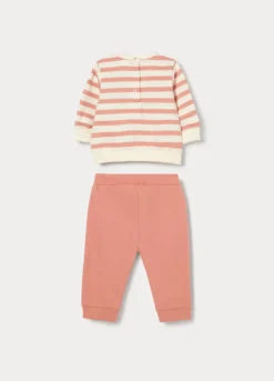 Jogging Disney set in french terry di puro cotone neonata