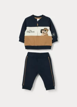 Jogging Disney set in french terry di puro cotone neonato