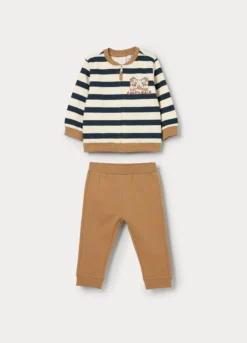Jogging Disney set in french terry di puro cotone neonato