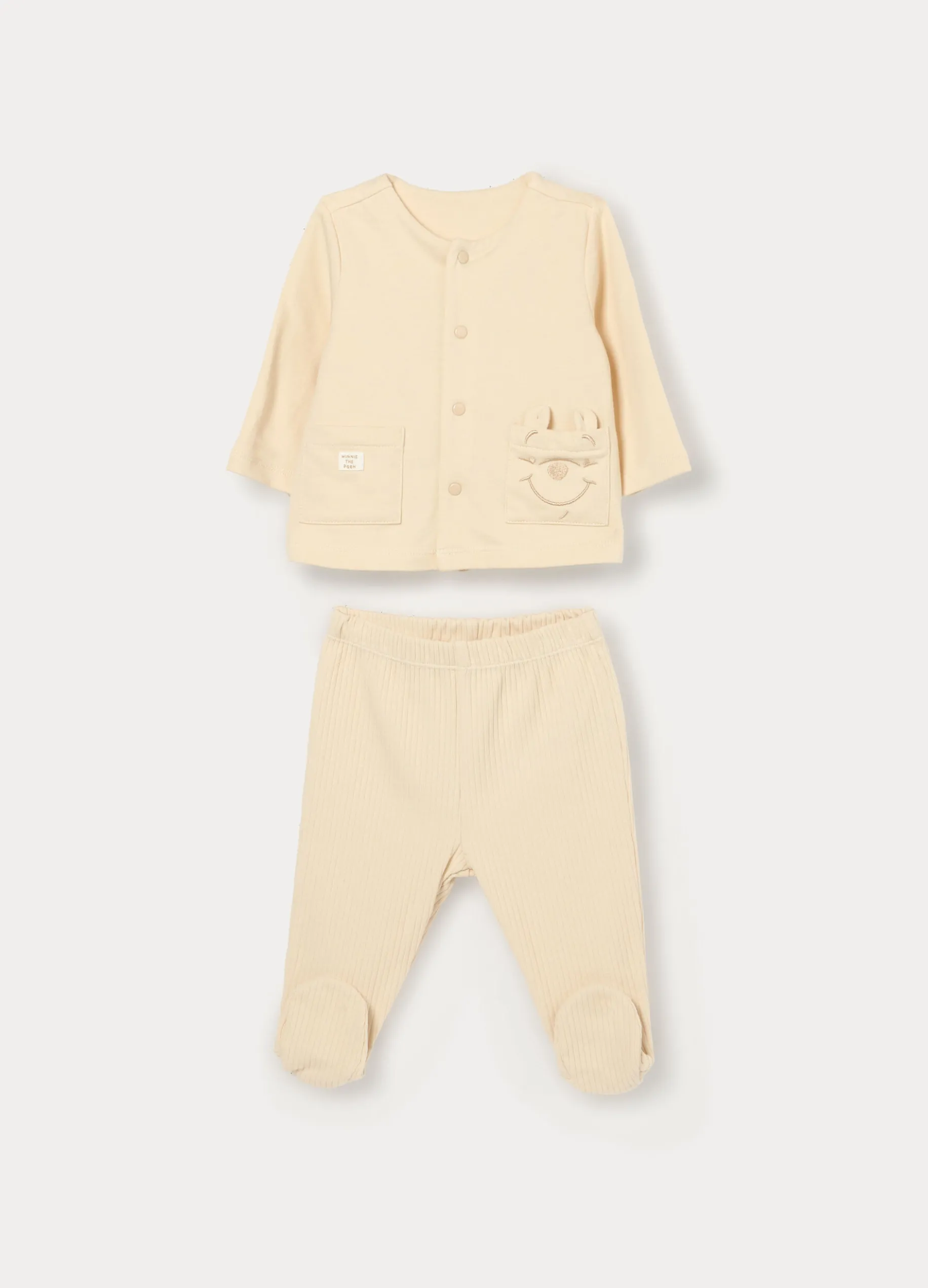 Jogging set Disney in french terry di cotone stretch neonato