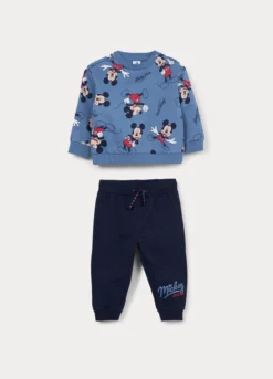 Jogging set Disney in french terry di puro cotone bimbo