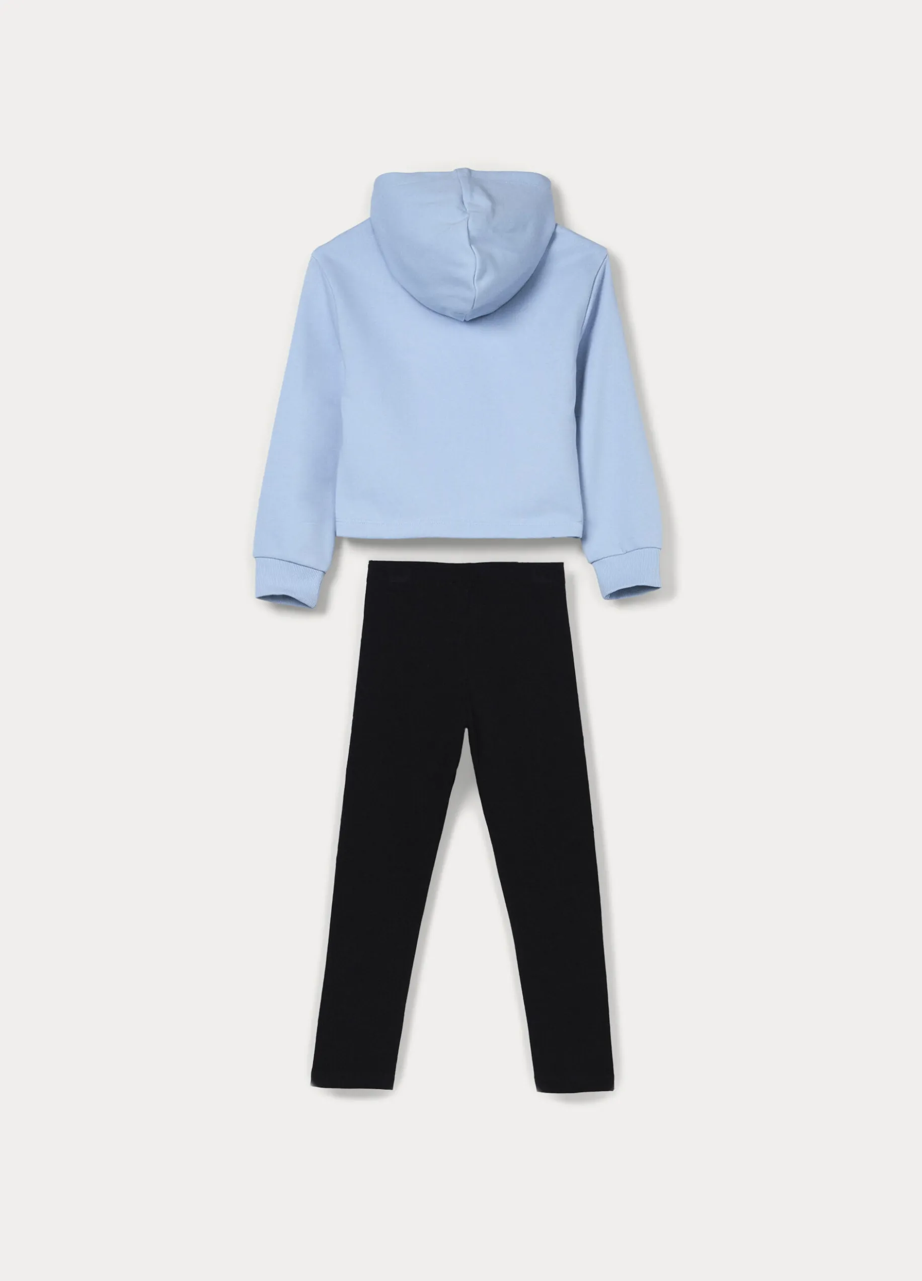 Jogging set Disney in french terry di misto cotone bambina