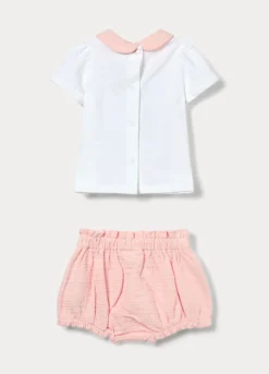 Jogging set Disney in jersey di cotone stretch neonata