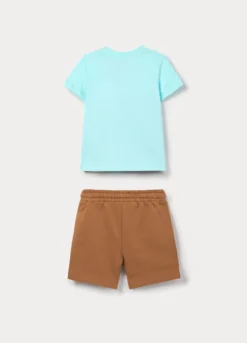 Jogging set Disney in jersey di puro cotone bimbo