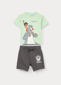 Jogging set Disney in jersey di puro cotone bimbo